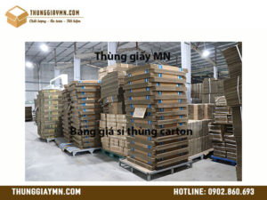 Bảng giá sỉ thùng carton