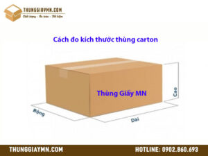Cách đo kích thước thùng carton