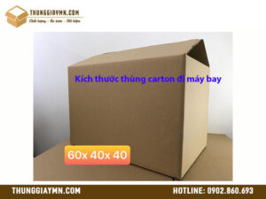Kích thước thùng carton đi máy bay