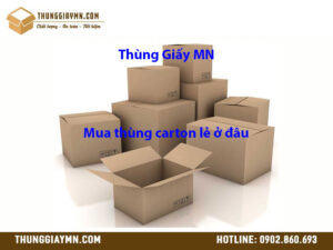 Mua thùng carton lẻ ở đâu