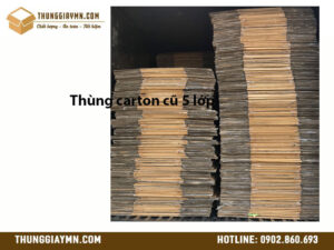 Nơi bán thùng carton cũ tại TPHCM