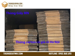 Thùng carton cũ giá rẻ Hà Nội