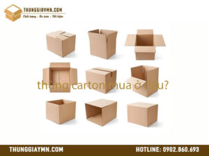 Thùng carton mua ở đâu