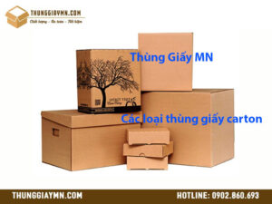 Các loại thùng giấy carton