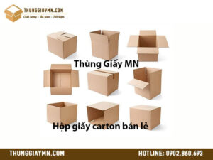 Hộp giấy carton bán lẻ