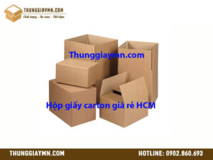 Hộp giấy carton giá rẻ HCM