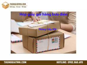 Hộp giấy gói hàng bưu điện
