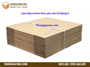 Làm hộp carton theo yêu cầu số lượng ít