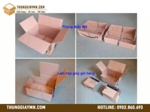 Làm hộp giấy gói hàng