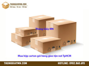 Mua hộp carton gói hàng giao tận nơi TpHCM