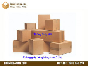 Thùng giấy đóng hàng mua ở đâu