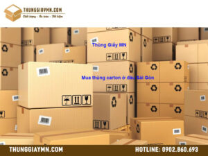 Mua thùng carton ở đâu Sài Gòn