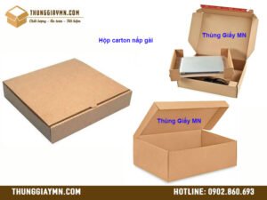 hộp carton nắp gài