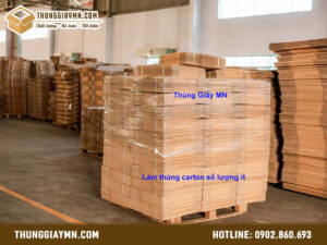 Làm thùng carton số lượng ít