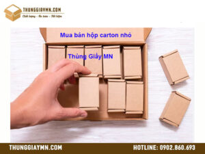 Mua bán hộp carton nhỏ