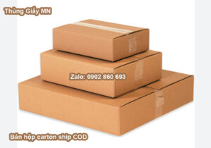 Bán hộp carton ship COD