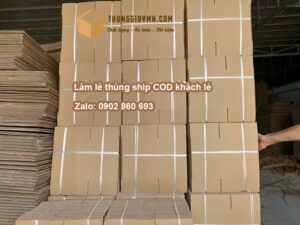 Nhận làm thùng carton giá rẻ số lượng ít TPHCM