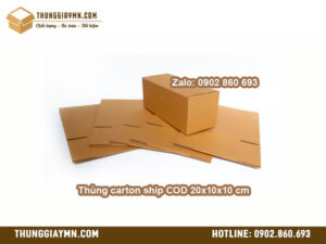 Thùng Carton Ship COD 20x10x10